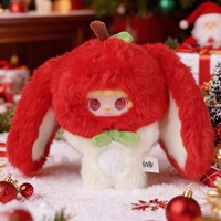 YY Authentique Série Yki Christmas Jingle Bells Figurine en Peluche Boîte Mystère Ornement Tendance Cadeau de Noël pour Filles