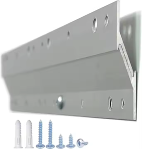 Français <span class=keywords><strong>Taquet</strong></span> Photo Cintre En Aluminium Z Cintre Montage Mural En Métal En Aluminium Support D'étagère pour Tableau Blanc ou Tête De Lit Meubles - Product Image 1