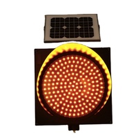 Marché thaïlandais Feu de signalisation solaire 300mm 230 led