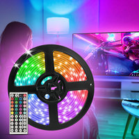 Joystar Bande LED 1M Par Rouleau SMD 5050 30LEDs/M RGB pour Rétroéclairage TV Avec Télécommande et Contrôle par Application