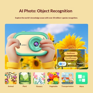 Appareil photo numérique HD AI interactif éducatif portable pour enfants avec écran tactile IPS <span class=keywords><strong>de</strong></span> 2,4 pouces, étanche, compatible 4G, pour <span class=keywords><strong>l</strong></span>'apprentissage en extérieur - Product Image 4