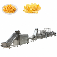Máquina Procesadora de Papas Fritas de 1500 kg/h, Totalmente Automática, con Producción a Gran Escala