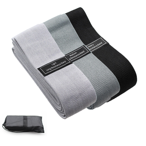 extra Long 76 Inches Long Heavy Fabric Resistance <b>Bands</b> 60/90/150LBS Non Slip Durable Exercise <b>Bands</b> Stretching Pull Strap - Product Image 5