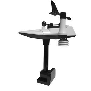 Thermomètre météo numérique à affichage couleur pour station météo avec horloge atomique, station de prévision avec calendrier - Product Image 2