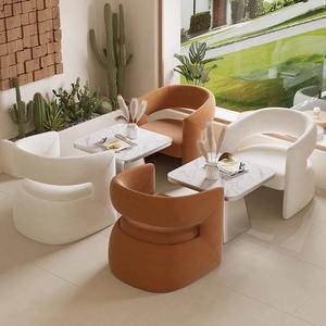 Ensemble de chaises d'hôtel, canapé lounge moderne, mobilier d'intérieur pour hall d'hôtel et zone de réception de salon de beauté - Product Image 2