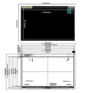 Écran LCD TIANMA 7 "1920x1080 FHD TL070FVXS02 Panneau de bornes portables Modules LCD 7 <span class=keywords><strong>pouces</strong></span> - Product Image 3