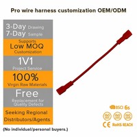 Conector Adaptador en Forma de T Multipolar, Arnés de Cableado Aislado con PBT/PVC para Computadora, Motocicleta, Control Industrial/Eléctrico