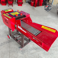 Machine à couper le foin électrique pour la coupe de l'herbe, du foin et des aliments pour animaux avec un moteur performant pour les opérations agricoles