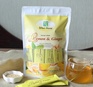 Bebida Instantánea de Jengibre, Limón y Miel, Té de Jengibre y Limón Premium, Venta al Por Mayor - Product Image 2