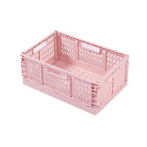Portable Easy folding Decorative Plastic Foldable Storage Box
