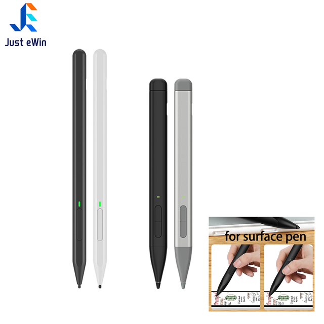 for Microsoft Surface Pen Stylus Pro 5 6 7 9 11 Go 2 3 Magnetic Attachment 4096 Pressure Sensitivity Capacitive Digital Pen