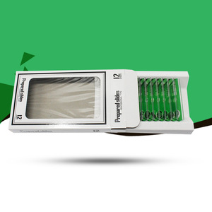 12 diapositivas de plástico para muestras biológicas, fáciles de observar, microscopio para vegetales, educación temprana, exportación, etiqueta en inglés. - Product Image 2