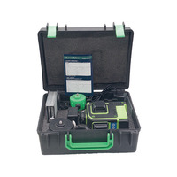 Niveau Laser de Construction 4D Rotatif Automatique, 16 Lignes, Auto-Nivelant, Faisceau Vert à 360 Degrés, Vente en Gros