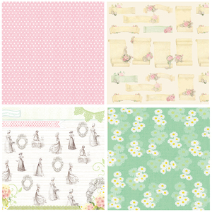 Thème Pretty Lady <span class=keywords><strong>rose</strong></span> Soft Style 24 feuilles 6 "x 6" <span class=keywords><strong>papier</strong></span> cartonné pour <span class=keywords><strong>scrapbooking</strong></span> - Product Image 4