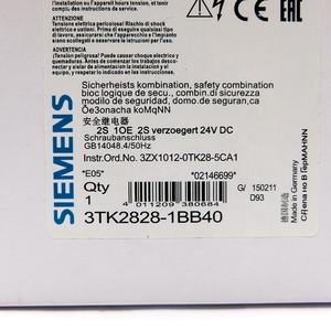 Contacteur de contrôle industriel professionnel 3TK2828-1BB40, 22A, 3 pôles, bobine 24VDC, dispositif de commutation électrique - Product Image 3