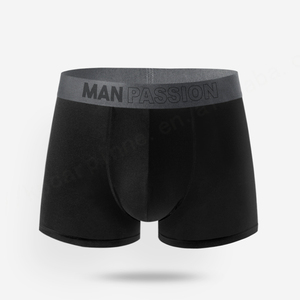 Fabricantes de Bóxer de algodón para hombre corto blanco Premium elástico Jacquard Logo Band algodón personalizado Logo Calzoncillos bóxer para hombres - Product Image 2