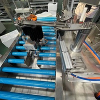 Machine automatique de production électrique de chaîne du froid pour l'enroulement, l'emballage et le scellage de boîtes en mousse de polystyrène pour les aliments et les boissons PLC