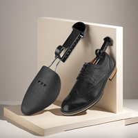 Embauchoir pour chaussures de fabricant, pour hommes, anti-plis, protection, en plastique noir, à ressort
