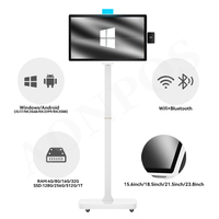 Terminal de pago Quiosco de venta al por menor Windows Automated Self Ordering Kiosk Stand Diseños de autoservicio Idea Quiosco de pago