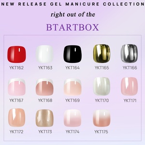 BTArtbox Uñas Postizas Francesas Personalizadas para Pies, Uñas Artificiales Cortas Cuadradas Marrones, Uñas de Gel Suave a Presión, Juego de Uñas Postizas para Pies - Product Image 5