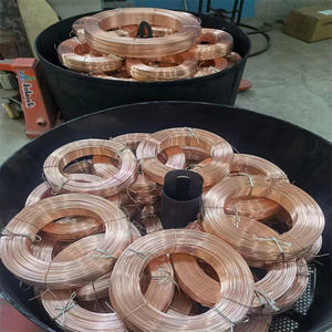 Tabung tembaga koil lembut kapiler/pipa 0.036 inci 0.040 inci 0.031 inci 0.081 inci tabung kapiler diameter kecil - Product Image 5