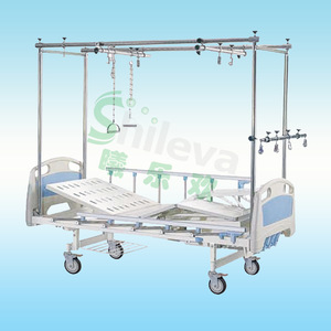 เตียงดึงกระดูกแบบปรับได้ Joyful Abundance รุ่น SLV-B4023 แบบโยกคู่พร้อมราวกั้น สำหรับผู้ป่วยใน - Product Image 1