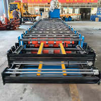 Maquinaria para Fabricación de Tejas de Acero Glaseadas de Doble Capa, Máquina Formadora de Rollos de Placas Metálicas