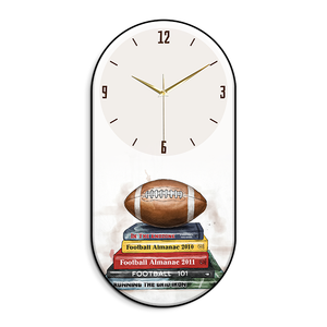 Moderno semplice ovale muta orologio da parete per <span class=keywords><strong>studio</strong></span> camera da letto soggiorno tradizionale ago di fabbrica vendite dirette per Cross-Border - Product Image 1