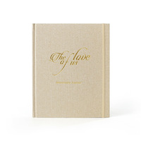 Journal d'anniversaire de mariage personnalisé en lin, carnet de souvenirs pour couple avec couverture rigide et bande élastique, cadeau pour histoire d'amour