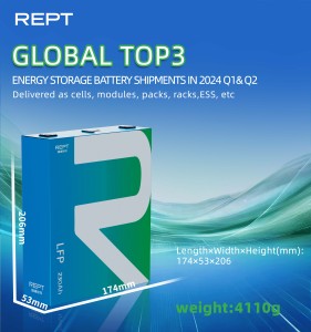 Rept lfp230ah 3.2V ESS Vòng đời dài 5000 lần <span class=keywords><strong>LiFePO4</strong></span> pin di động lăng trụ Lithium Ion năng lượng mặt trời năng lượng Hệ thống lưu trữ năng lượng - Product Image 3