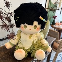 Peluche personnalisable en fourrure de lapin de 40 cm, super douce, sur le thème de l'amour et de l'espace profond, jouet en peluche OEM/ODM