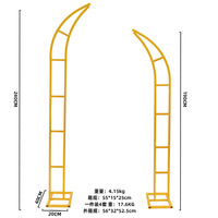 Arco Metálico para Globos con Arco Circular para Ceremonias de Boda, Decoración con Cubierta de Tela y Arreglos Florales