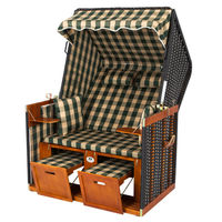 Chaise de plage pliante en rotin et bois de style européen LU FAN LF-00590, haute qualité, fabrication en usine