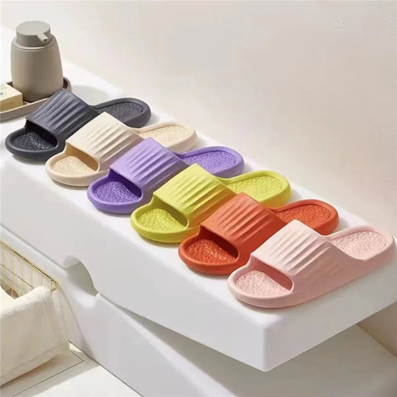 Wholesale Womens Flat Sandals Rubber PVC EVA Slides Slippers Men Bath Shoes