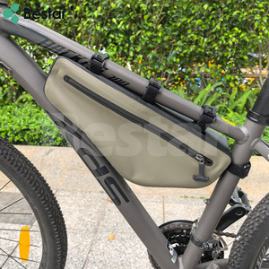 <span class=keywords><strong>Sacoche</strong></span> de <span class=keywords><strong>cadre</strong></span> avant de vélo en PVC sur mesure, étanche, avec support pour téléphone, pour VTT et vélo de route - Product Image 1