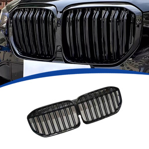 Reemplazo de Parrilla para BMW Serie 7 G12, Material ABS Negro Brillante, para Modelos 2019-2022 - Product Image 1