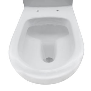 Asiento de <span class=keywords><strong>inodoro</strong></span> de porcelana con pequeña proyección, asiento de <span class=keywords><strong>inodoro</strong></span> de una pieza con <span class=keywords><strong>salida</strong></span> <span class=keywords><strong>Vertical</strong></span>, color blanco - Product Image 3