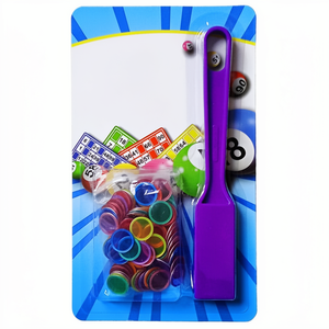 Ensemble <span class=keywords><strong>de</strong></span> <span class=keywords><strong>jetons</strong></span> <span class=keywords><strong>de</strong></span> <span class=keywords><strong>bingo</strong></span> magnétiques Bolibo avec bâtonnet <span class=keywords><strong>magnétique</strong></span>, 100 <span class=keywords><strong>jetons</strong></span> (diamètre 17 mm), options multicolores, usage éducatif - Product Image 1