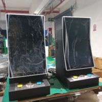 MIRACLE NEW Machine de jeu de table tactile incurvée de 27 pouces, personnalisée en usine, borne de jeu de bureau