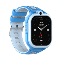 Montre connectée pour enfants TKYUAN Square IPS avec carte SIM 4G, système d'exploitation Android, GPS, bouton SOS, appel vidéo, charge magnétique, calendrier