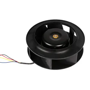 Hava makinesi soğutma havalandırma 190 için DC Motor mm tek giriş hava fanı Nicotra fırçasız santrifüj 48V egzoz fanı