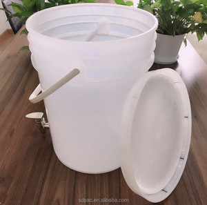 Conteneur de Fermentation de brassage DIY avec robinet et robinet, seau de 6 Gal de qualité alimentaire qualifié pour le stockage des aliments fabricant <span class=keywords><strong>SDPAC</strong></span> - Product Image 5