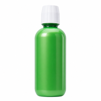 Bouteille en plastique scellée cylindrique de 500 ml, qualité alimentaire PET, pour bain de bouche, soin buccal, liquide nettoyant