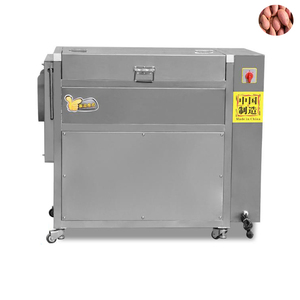Brush Roller Type Potato Washing Peeling Machine Potato Peeling Washing and Chip Maker Machines Potato Washer Brush Automatic - Product Image 1