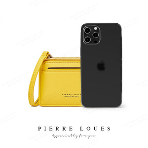 Pierre Loues Mini Coin Purse With Lanyard 3 In Solid Color Card Holder Everyday Use - Product Image 4