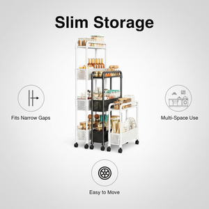 Étagère de rangement d'angle mobile à trois niveaux en plastique, multifonctionnelle, pour la maison, la <span class=keywords><strong>cuisine</strong></span>, les collations - Product Image 3
