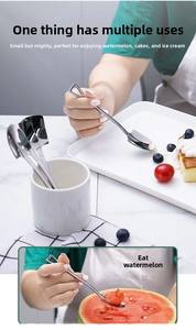 Vaisselle en acier inoxydable très vendue, miroirs, spatules <span class=keywords><strong>à</strong></span> ustensiles, cuillères <span class=keywords><strong>à</strong></span> dessert et <span class=keywords><strong>à</strong></span> <span class=keywords><strong>café</strong></span> mignonnes, couverts - Product Image 5