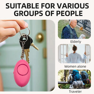 <span class=keywords><strong>Alarm</strong></span> Pribadi Mini Portabel Sensitivitas Tinggi 130dB Bahan ABS Cantik dan Praktis - Product Image 4