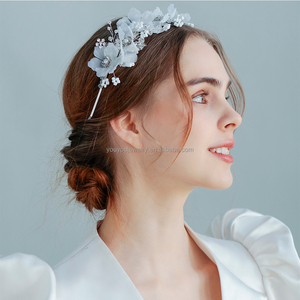 <span class=keywords><strong>Accessori</strong></span> per <span class=keywords><strong>Acconciature</strong></span> Fatti a Mano, Fiori in Tessuto alla Moda, Ornamenti per Matrimoni, <span class=keywords><strong>Accessori</strong></span> per Capelli per Feste e Balli, Corone e Tiare da <span class=keywords><strong>Sposa</strong></span> - Product Image 6