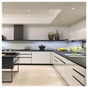 Gabinetes de Cocina <span class=keywords><strong>Prima</strong></span> con Cuerpo de Madera Sólida <span class=keywords><strong>Natural</strong></span> Pintada, Acabado con Pintura Ecológica <span class=keywords><strong>y</strong></span> Encimera de Piedra - Product Image 5